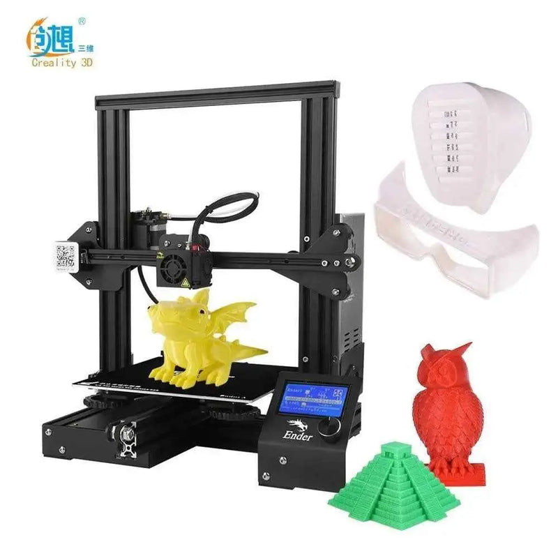 Creality Ender-3 3D Printer - High-precision DIY Self-assemble 220x220x250mm with Resume Printing Function - GreatEagleInc