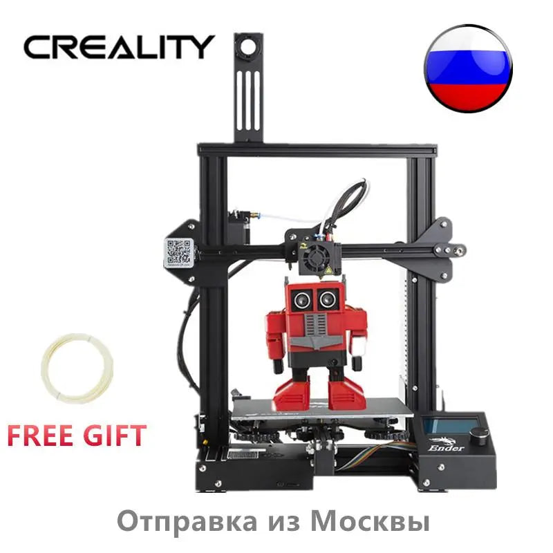 Creality Ender 3/Ender 3 pro 3D Printer Economic Ender DIY Kits with Resume Printing Function 220x220x250MM shipping from Moscow GreatEagleInc