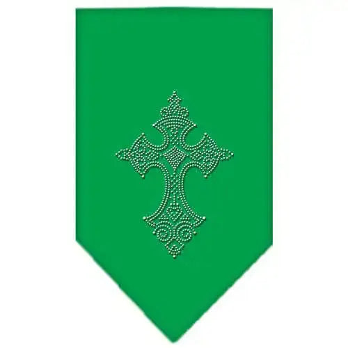 Cross-Rhinestone-Bandana-Emerald-Green-Small-GreatEagleInc-318990622