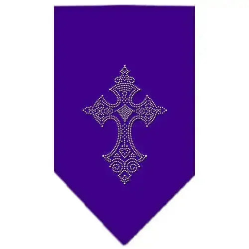 Cross-Rhinestone-Bandana-Purple-Small-GreatEagleInc-318991127