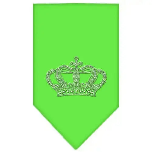 Crown-Rhinestone-Bandana-Lime-Green-Large-GreatEagleInc-319322644