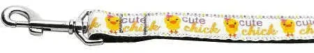 Cute-Chick-Nylon-Dog-Leash-3-8-Inch-Wide-4ft-Long-GreatEagleInc-318903155