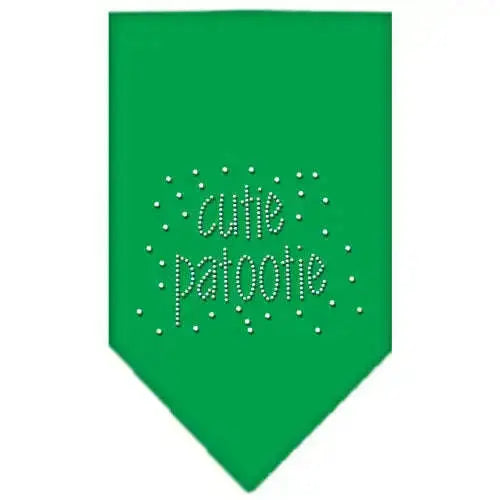 Cutie-Patootie-Rhinestone-Bandana-Emerald-Green-Large-GreatEagleInc-318565789
