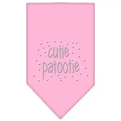 Cutie-Patootie-Rhinestone-Bandana-Light-Pink-Small-GreatEagleInc-318994160