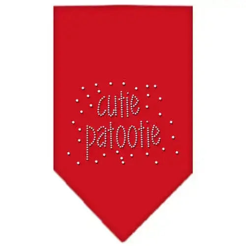 Cutie-Patootie-Rhinestone-Bandana-Red-Small-GreatEagleInc-318994574
