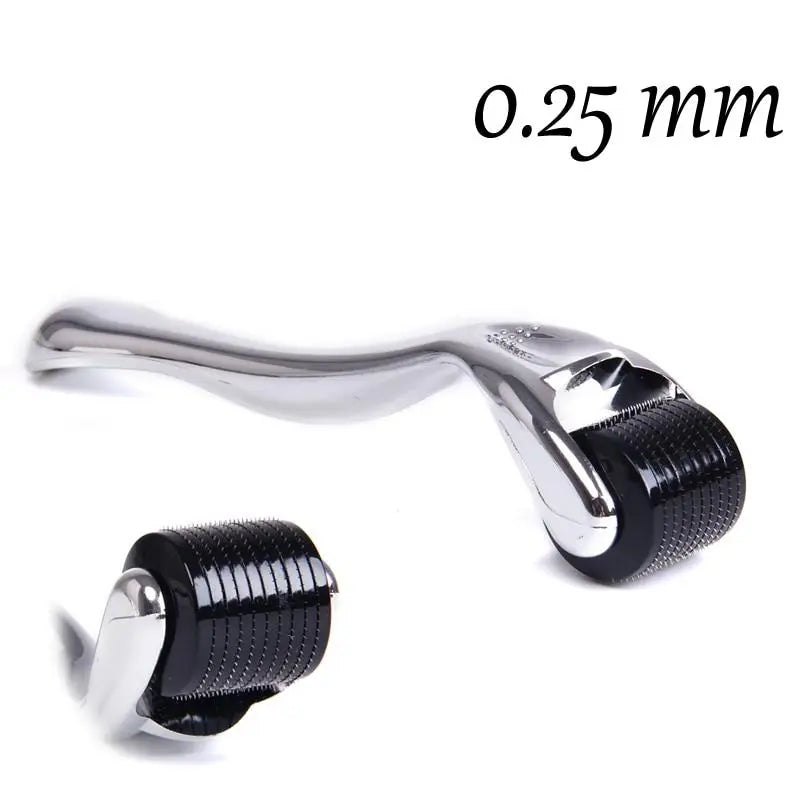 DARSONVAL DRS 540 derma roller micro needles titanium mezoroller microneedle machine for skin care and body treatment Silver 0.25mm