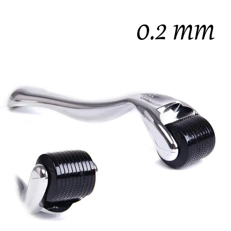 DARSONVAL DRS 540 derma roller micro needles titanium mezoroller microneedle machine for skin care and body treatment Silver 0.2mm