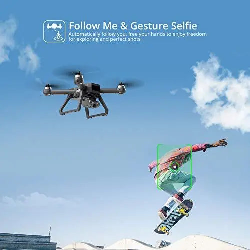 DEERC D15 GPS Drone with 4K UHD EIS Camera, Anti-Shake, 5G FPV Live Video, 130° Wide Angle, 90 Adjustable, Brushless Motor, Auto Return Home, Follow Me, Tap-Fly, Optical Flow, Quadcopter for Adults