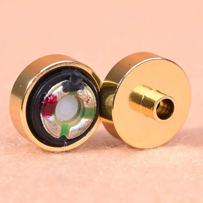 DIY headset Accessories Subwoofer Headphone Replacement Golden Speaker Unit Headphone Repair Horn Upgrade