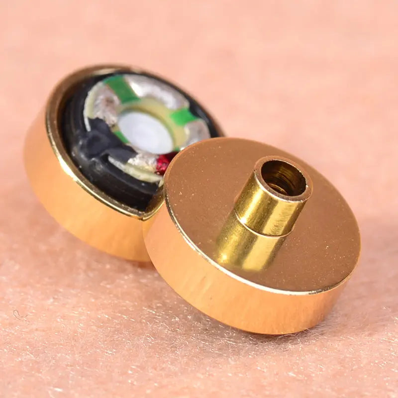 DIY headset Accessories Subwoofer Headphone Replacement Golden Speaker Unit Headphone Repair Horn Upgrade