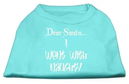 Dear-Santa-I-Went-With-Naughty-Screen-Print-Shirts-Aqua-Sm-GreatEagleInc-318853442