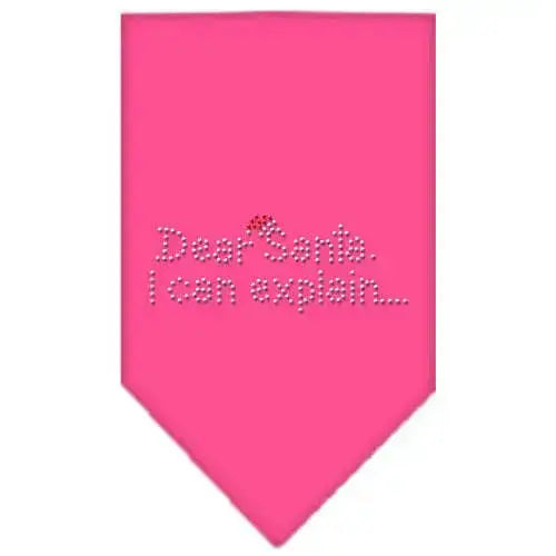 Dear-Santa-Rhinestone-Bandana-Bright-Pink-Large-GreatEagleInc-319050514