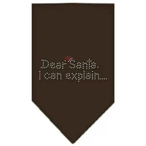 Dear-Santa-Rhinestone-Bandana-Cocoa-Large-GreatEagleInc-319050467