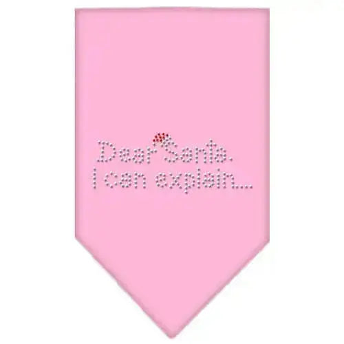 Dear-Santa-Rhinestone-Bandana-Light-Pink-Small-GreatEagleInc-319048912