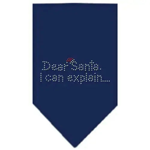 Dear-Santa-Rhinestone-Bandana-Navy-Blue-Large-GreatEagleInc-319050167