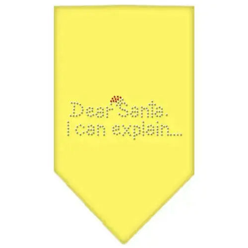 Dear-Santa-Rhinestone-Bandana-Yellow-Small-GreatEagleInc-319048291