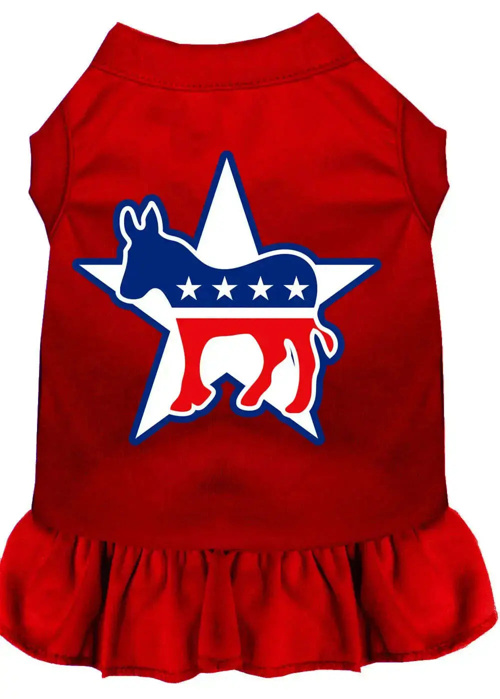 Democrat-Screen-Print-Dress-Red-Sm-GreatEagleInc-319266911