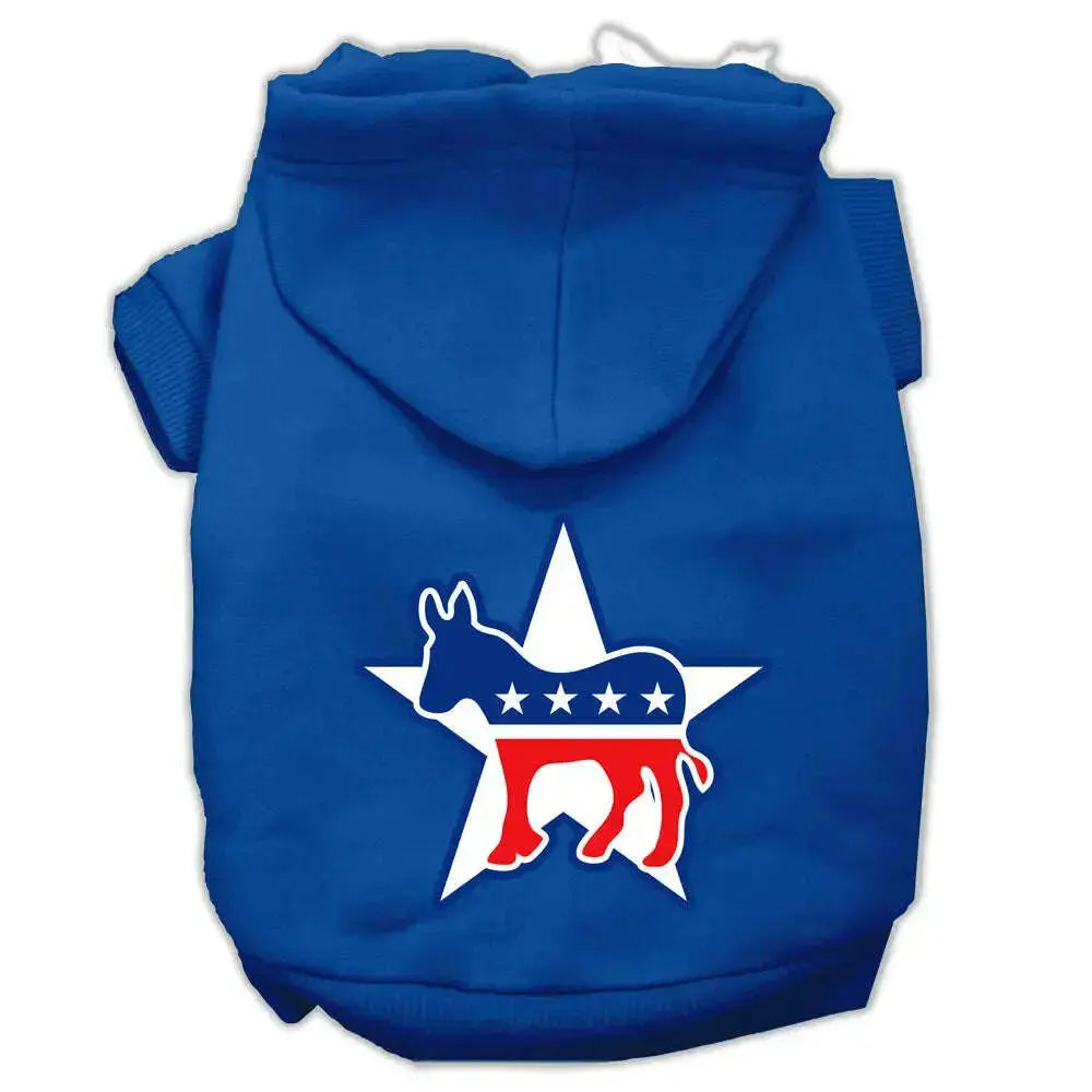 Democrat-Screen-Print-Pet-Hoodies-Blue-Size-Lg-GreatEagleInc-319738785