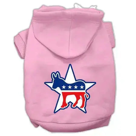Democrat-Screen-Print-Pet-Hoodies-Light-Pink-Size-Xs-GreatEagleInc-319650722