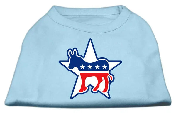 Democrat-Screen-Print-Shirts-Baby-Blue-M-GreatEagleInc-318686140
