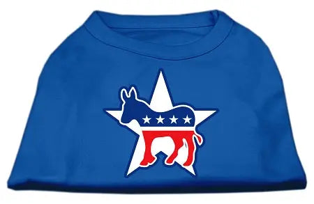 Democrat Screen Print Shirts Blue Xxxl Default Title