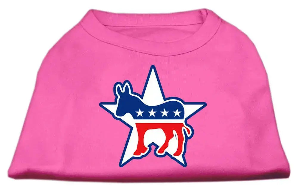 Democrat-Screen-Print-Shirts-Bright-Pink-S-GreatEagleInc-319006142