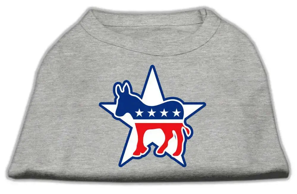 Democrat-Screen-Print-Shirts-Grey-S-GreatEagleInc-319006223