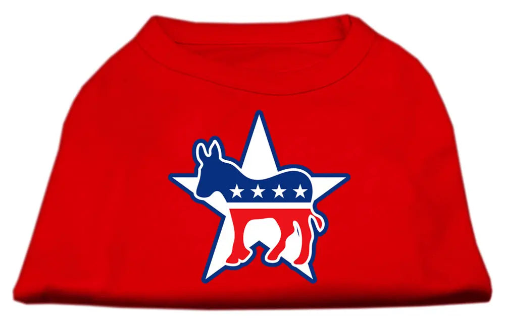 Democrat Screen Print Shirts Red Xl Default Title