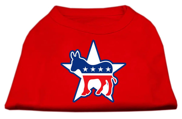 Democrat Screen Print Shirts Red Xl Default Title