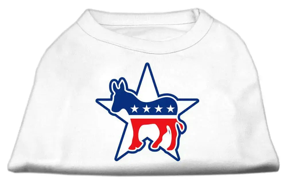 Democrat-Screen-Print-Shirts-White-Xs-GreatEagleInc-319007561