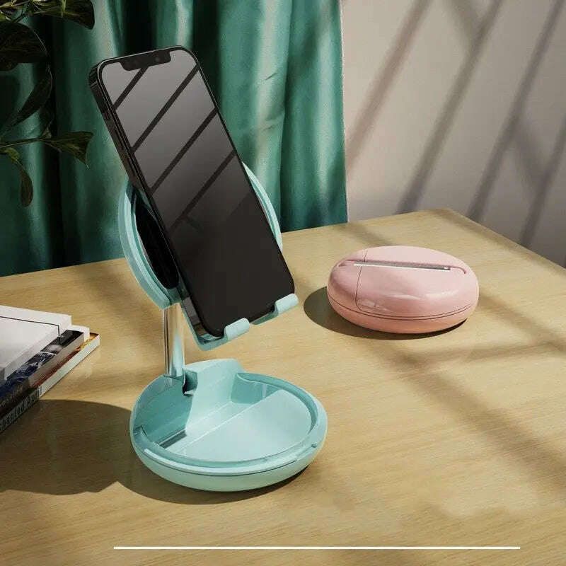 Desktop-Mobile-Phone-Stand-Makeup-Mirror-Mobile-Phone-Tablet-Universal-Stand-Creative-Telescopic-Folding-Lazy-Net-Red-Stand-GreatEagleInc-333996064