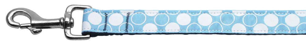 Diagonal Dots Nylon Collar Baby Blue 1 Wide 6ft Lsh Default Title