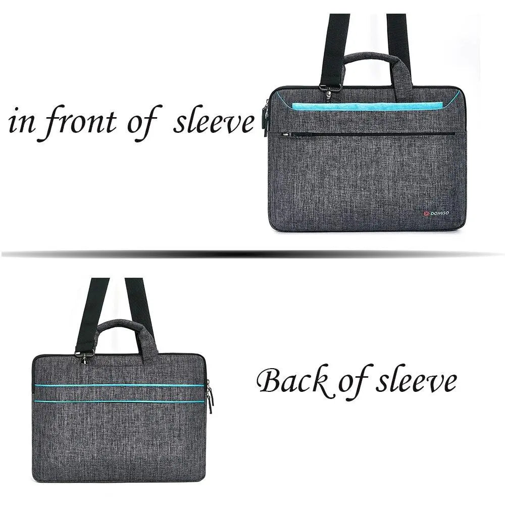 Domiso Multi-use Fashion Laptop Sleeve With Handle Splashproof Shockproof Notebook Computer Bag For 14" 15.6" inch Laptop Bag