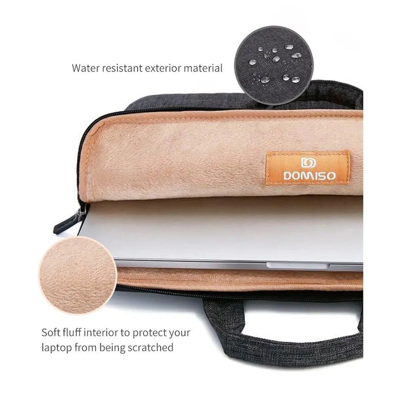 Domiso Multi-use Fashion Laptop Sleeve With Handle Splashproof Shockproof Notebook Computer Bag For 14" 15.6" inch Laptop Bag