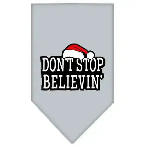 Don_t-Stop-Believin-Screen-Print-Bandana-Grey-Small-GreatEagleInc-319824615