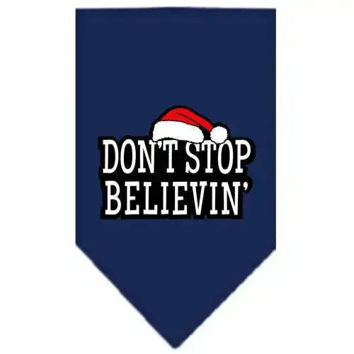 Don_t-Stop-Believin-Screen-Print-Bandana-Navy-Blue-Small-GreatEagleInc-319824346