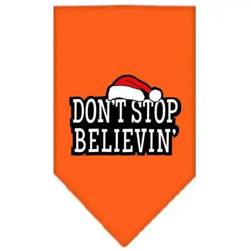 Don_t-Stop-Believin-Screen-Print-Bandana-Orange-Small-GreatEagleInc-319824297