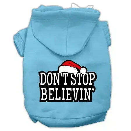 Don_t-Stop-Believin_-Screenprint-Pet-Hoodies-Baby-Blue-Size-M-GreatEagleInc-333935347