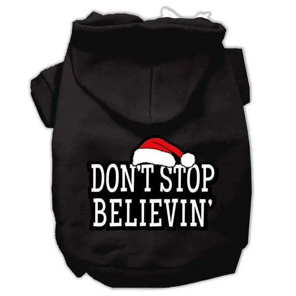 Don_t-Stop-Believin_-Screenprint-Pet-Hoodies-Black-Size-L-GreatEagleInc-333712037