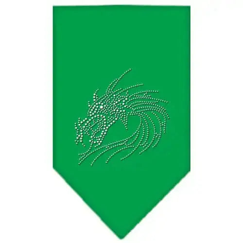Dragon-Rhinestone-Bandana-Emerald-Green-Small-GreatEagleInc-319316414