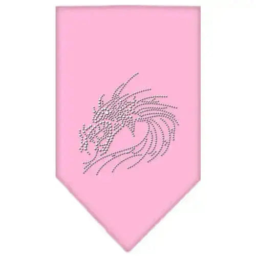 Dragon-Rhinestone-Bandana-Light-Pink-Small-GreatEagleInc-319316270