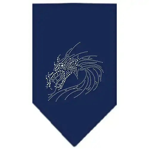 Dragon-Rhinestone-Bandana-Navy-Blue-Small-GreatEagleInc-319316158