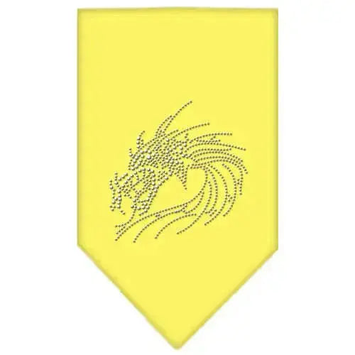 Dragon-Rhinestone-Bandana-Yellow-Small-GreatEagleInc-319315561