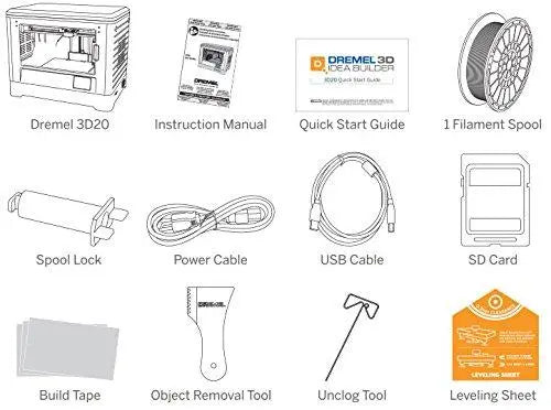 Dremel Digilab 3D20 3D Printer, Idea Builder for Brand New Hobbyists and Tinkerers