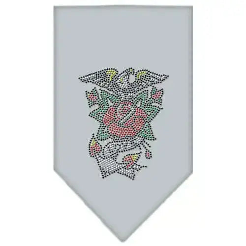 Eagle-Rose-Rhinestone-Bandana-Grey-Large-GreatEagleInc-319315167