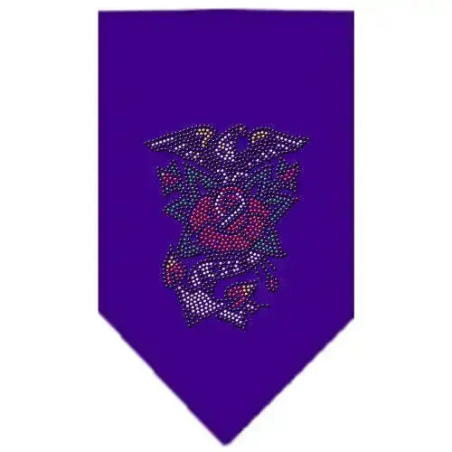 Eagle-Rose-Rhinestone-Bandana-Purple-Large-GreatEagleInc-319314692