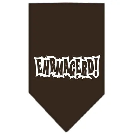 Ehrmagerd Screen Print Bandana Cocoa Large Default Title