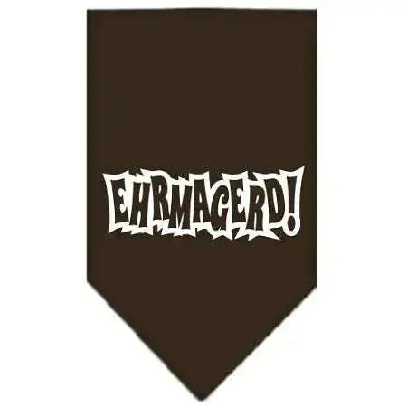 Ehrmagerd-Screen-Print-Bandana-Cocoa-Large-GreatEagleInc-319208841