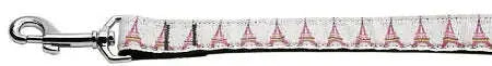 Eiffel-Tower-Nylon-Dog-Leash-3-8-Inch-Wide-6ft-Long-GreatEagleInc-318923316