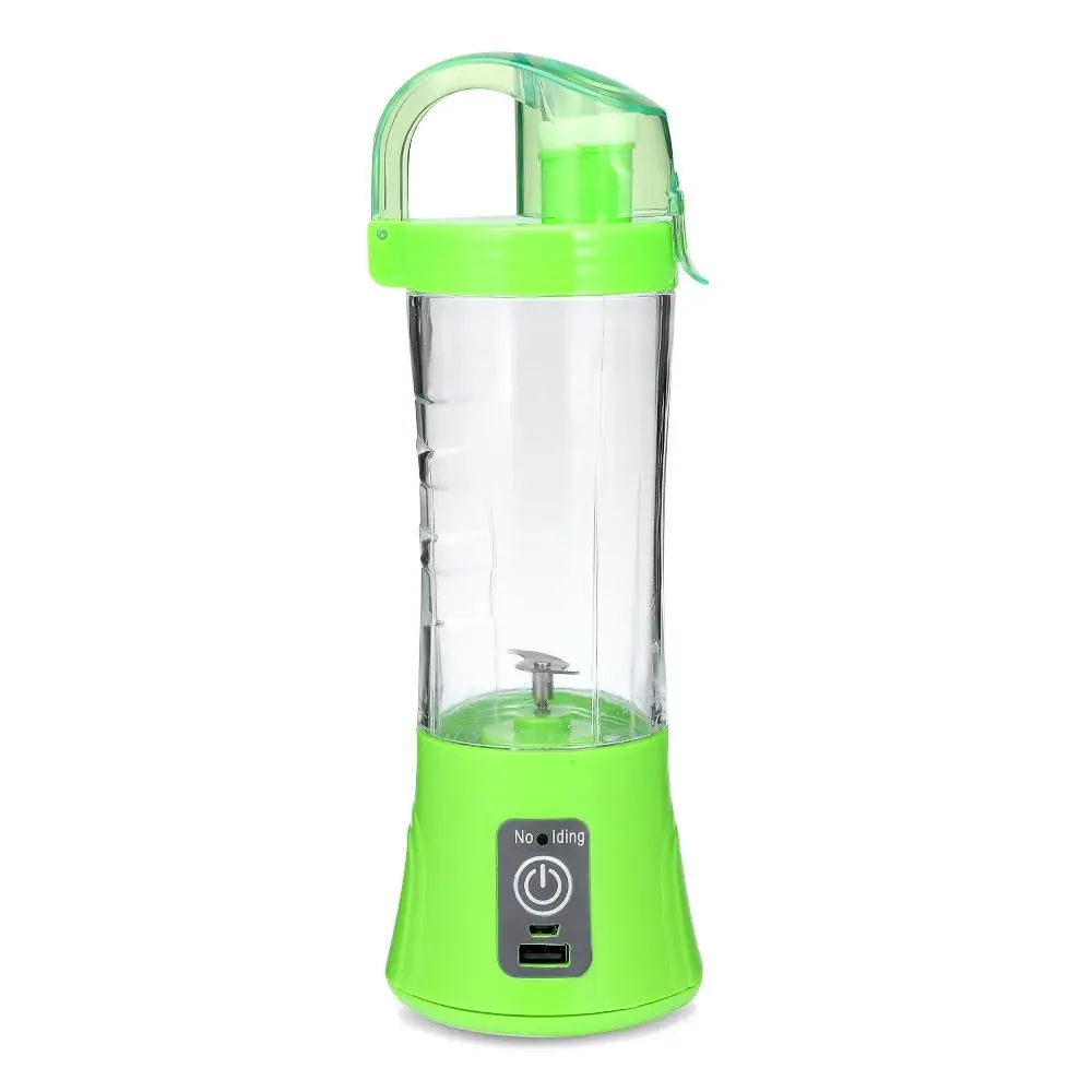 Electric Portable Juicer Cup Fruit Vegetable Juice Mixer YELLOW GREEN